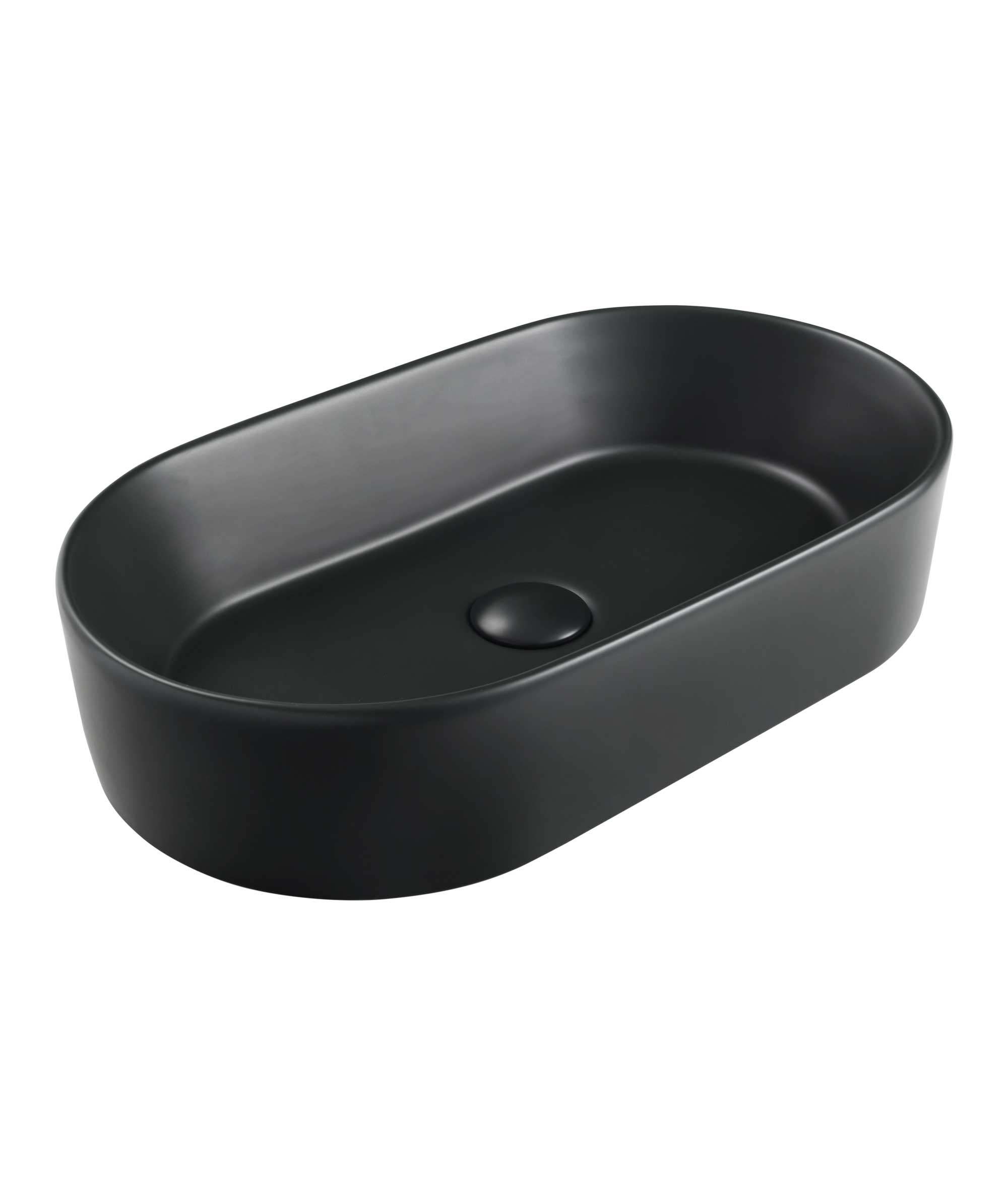 Aurora 530 ceramic basin - Black Silk Matte