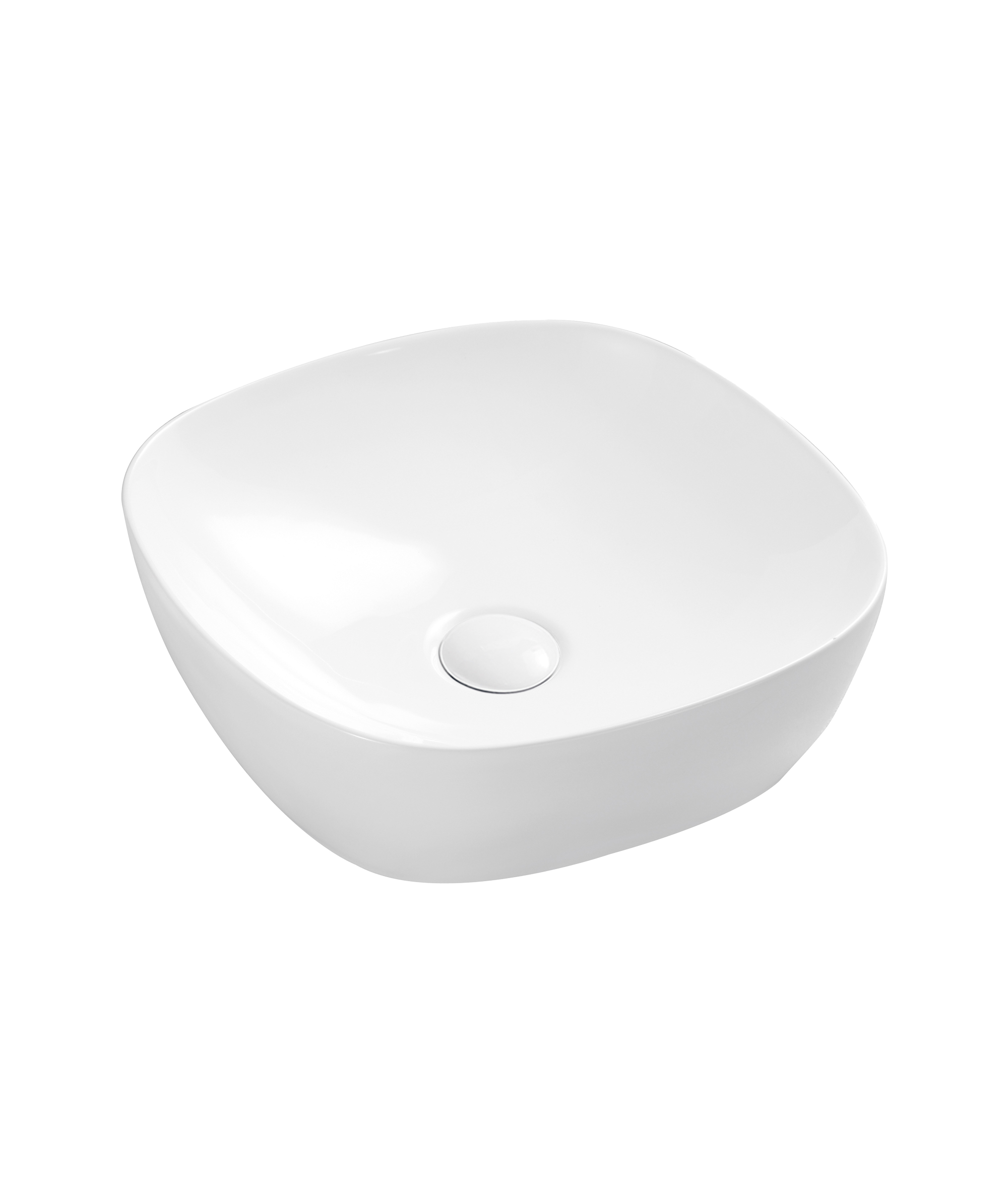 Limni 370 ceramic basin - White Gloss