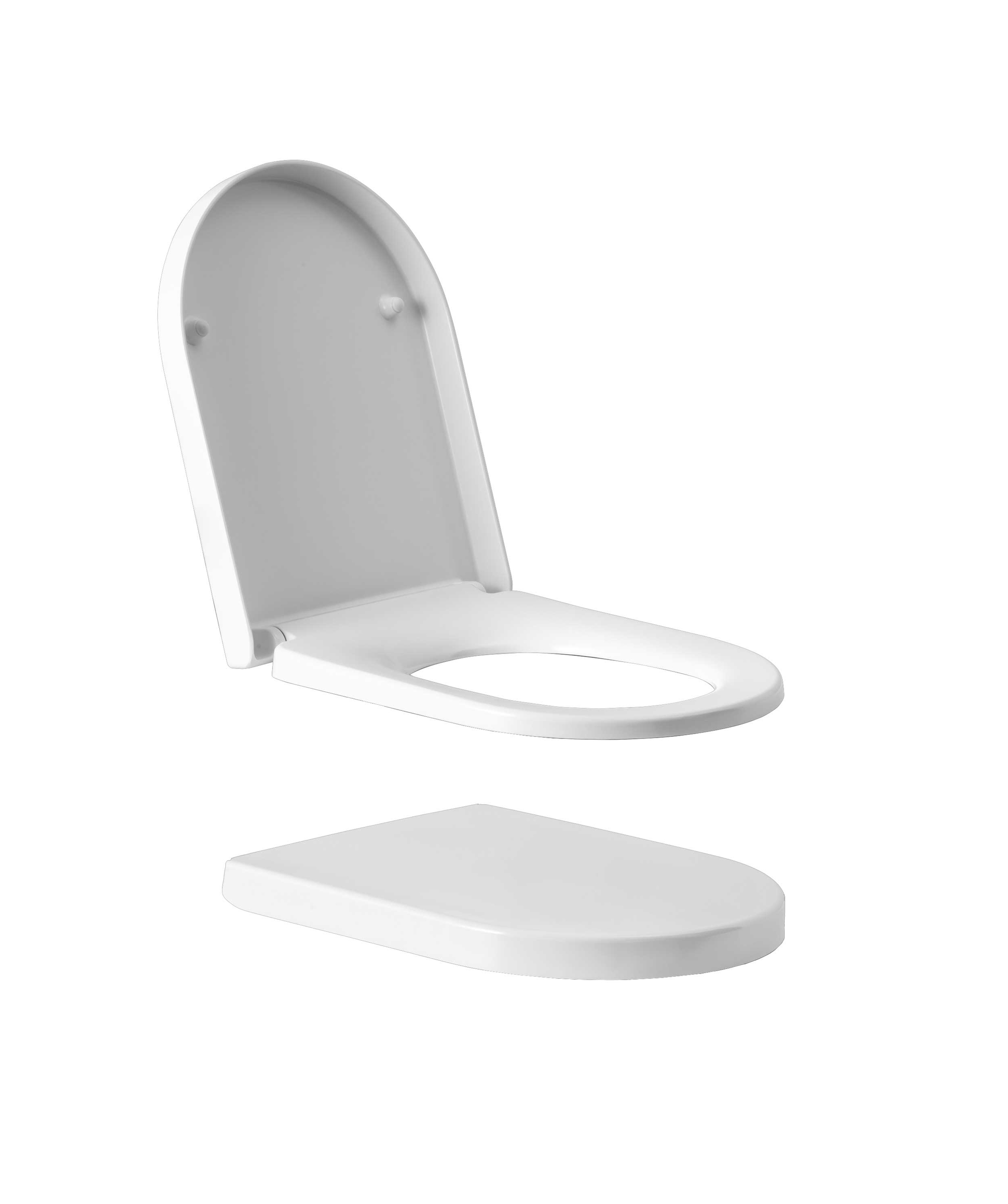 Deluxe toilet seat - 40mm lid profile