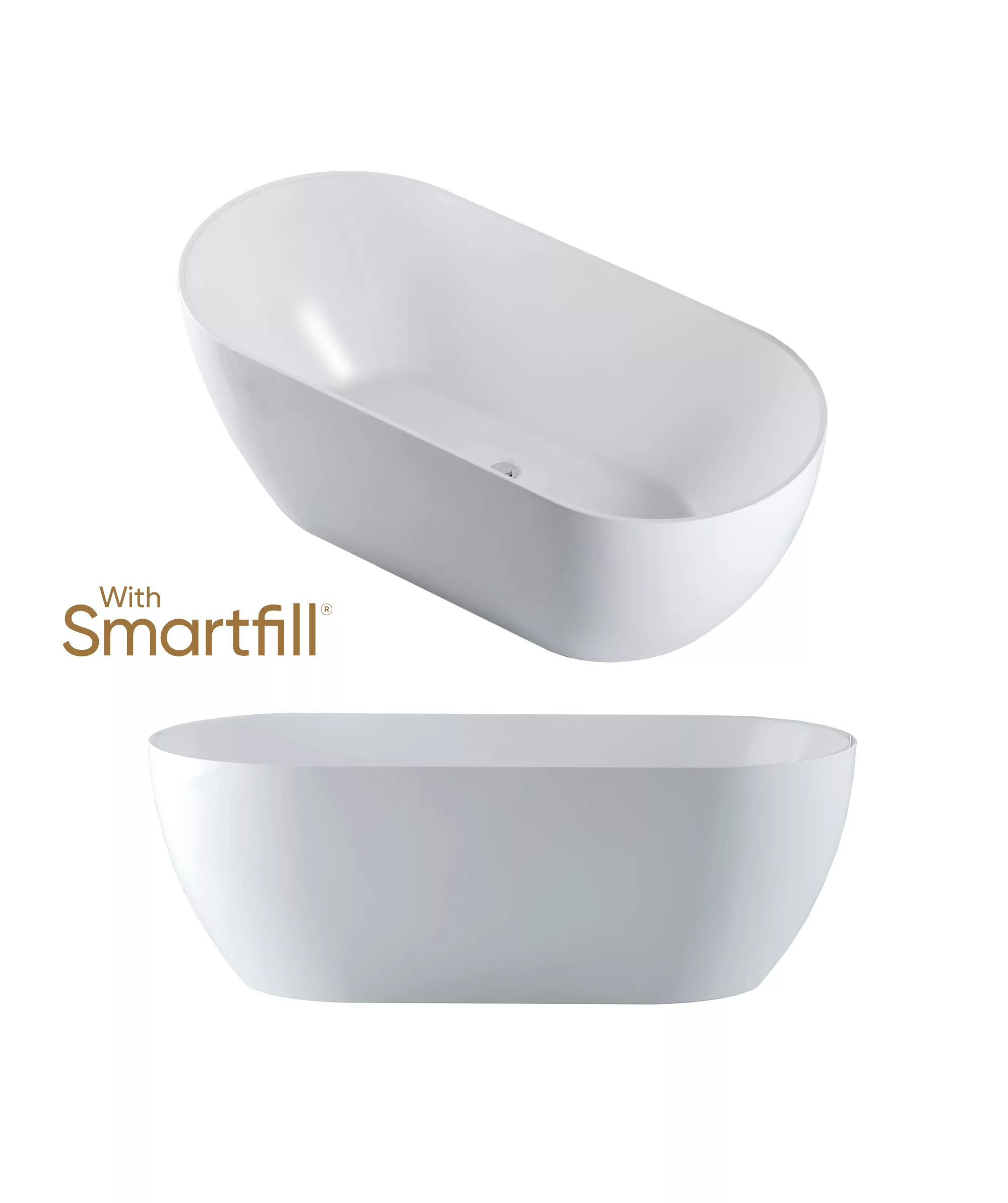 Arko 120 with Smartfill system - White Matte - 2 sizes