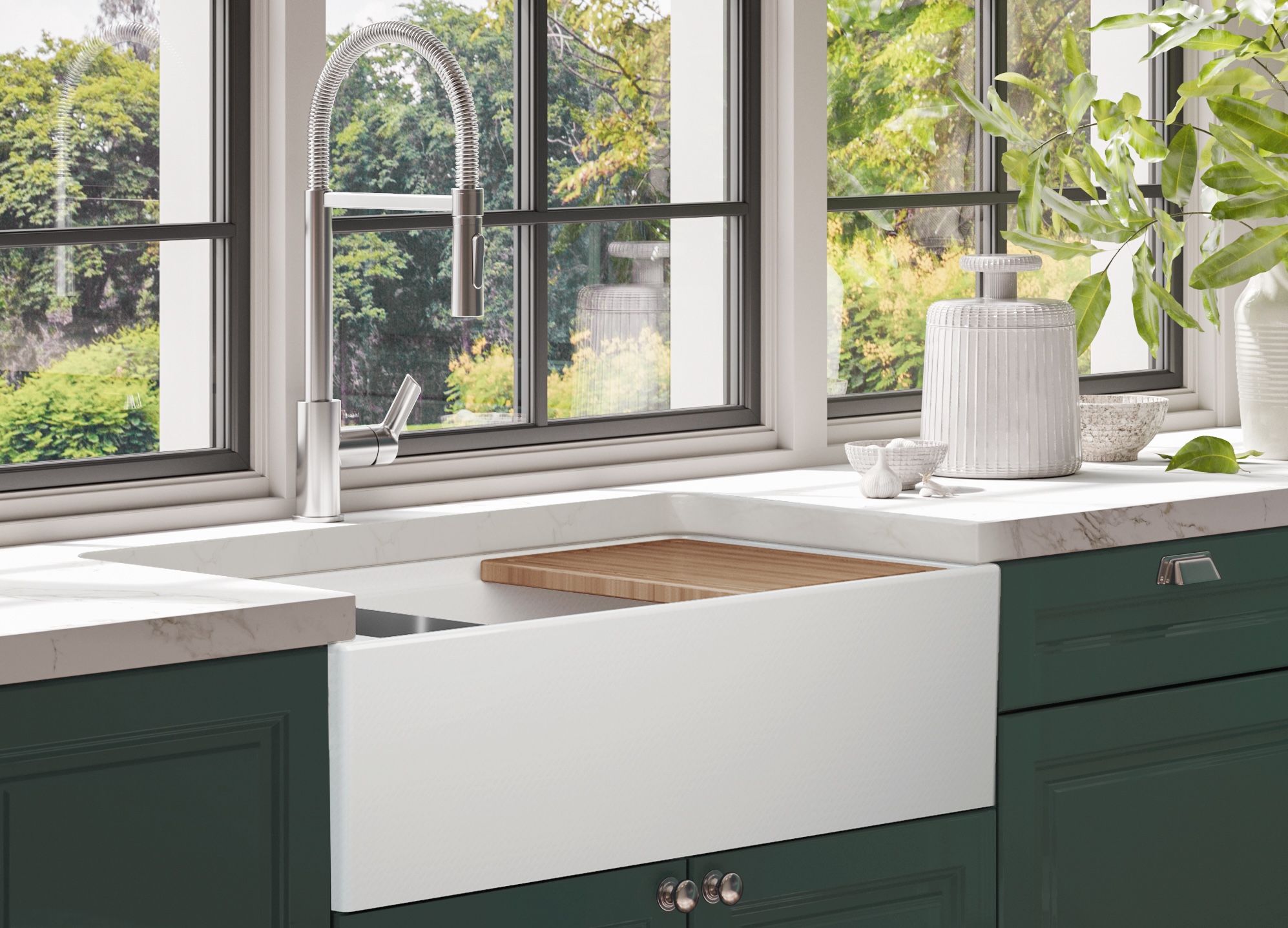 Odessa Obsession: style meets function with our fireclay sinks