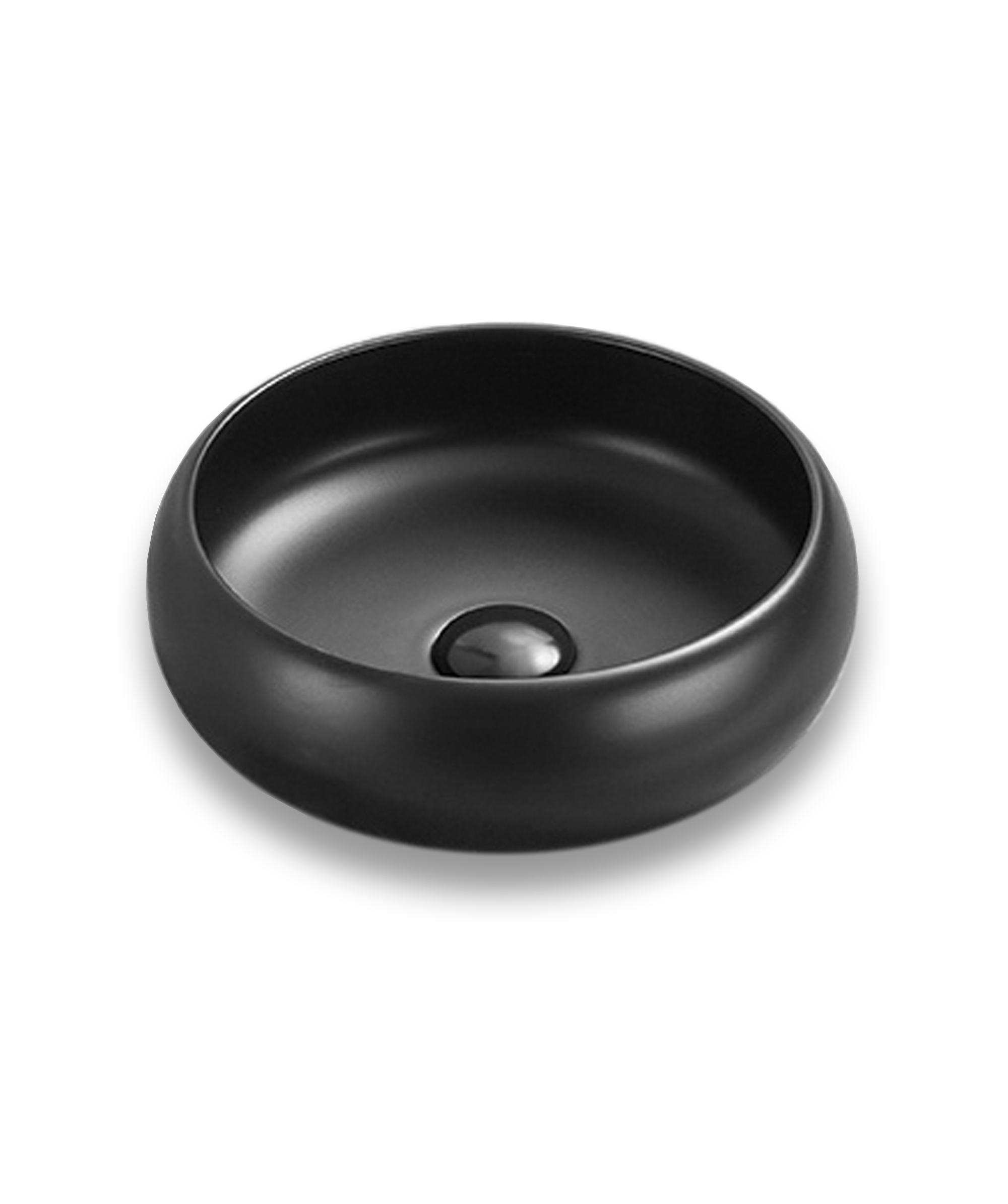 Arko 361 ceramic basin - Black Silk Matte