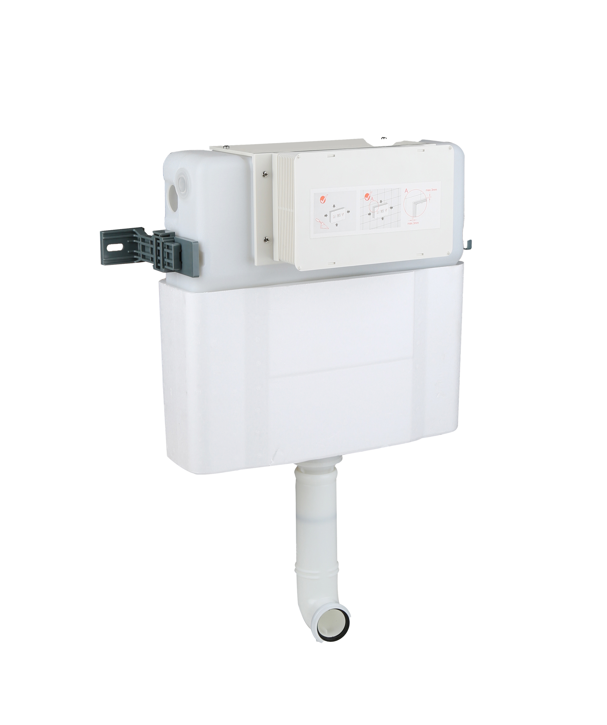 InWall M101 Cistern - Mechanical actuation - 130mm thick