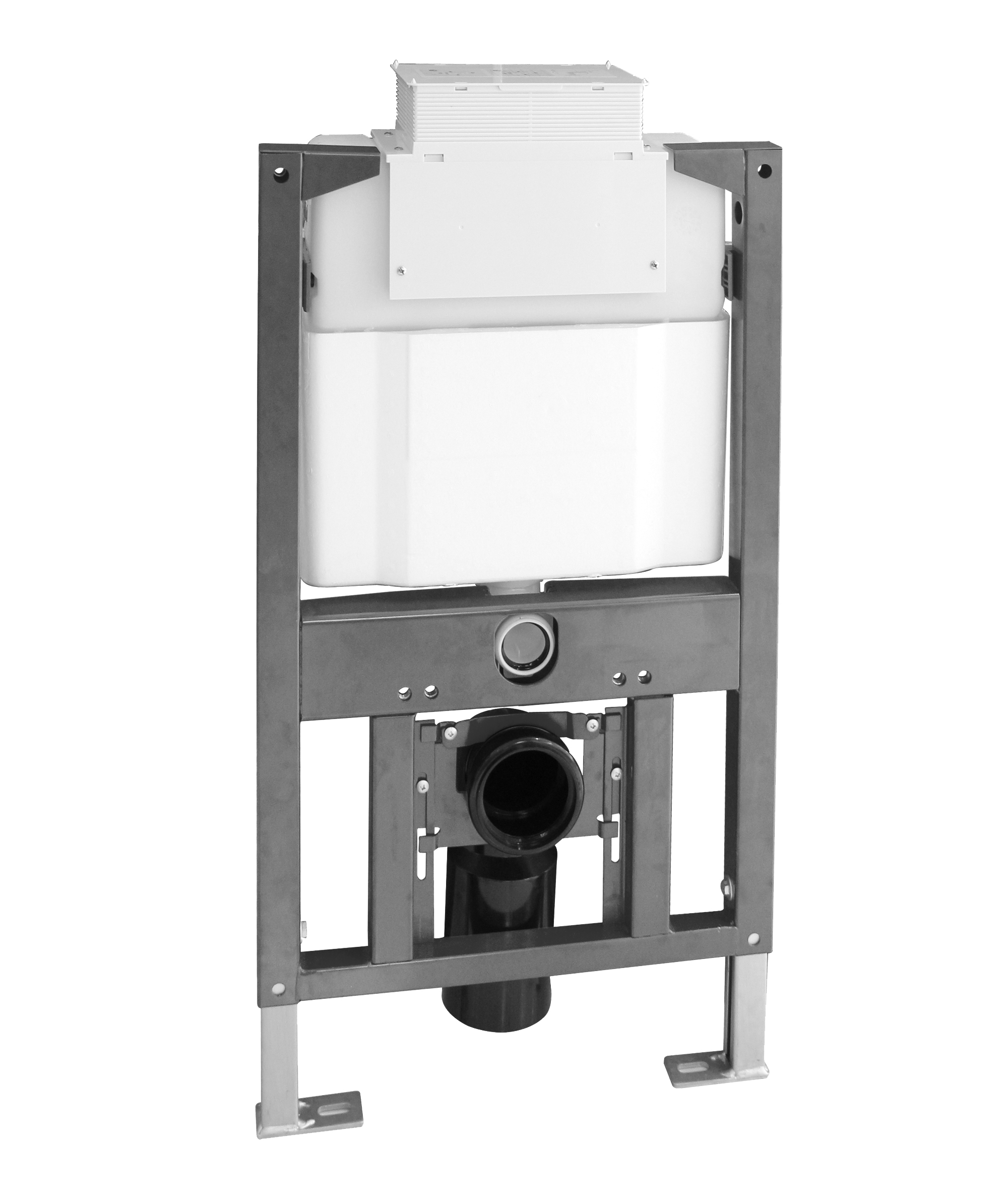 InWall M201 Cistern with frame - Mechanical actuation - 130mm thick