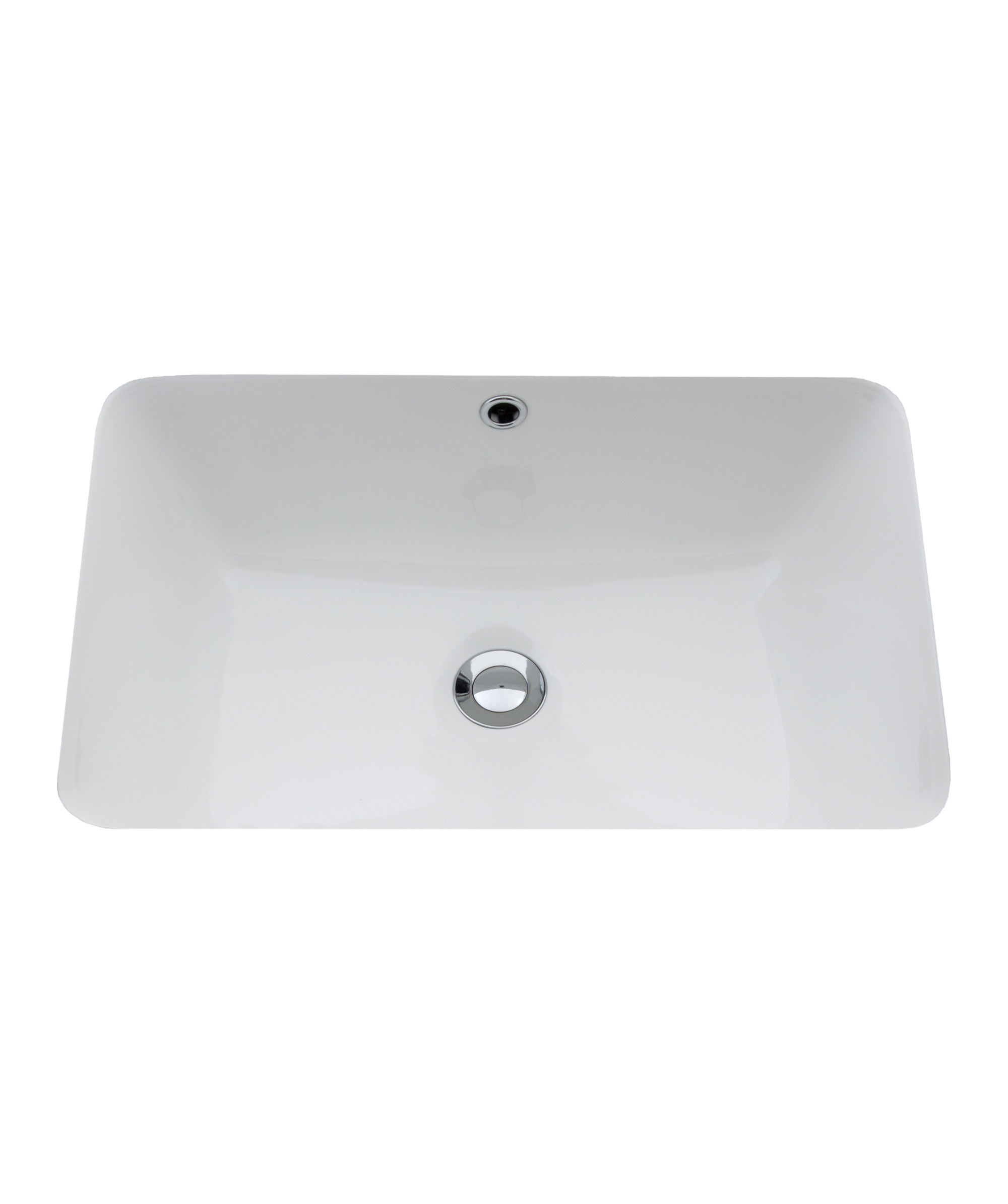 Plati 555 ceramic basin - White Gloss