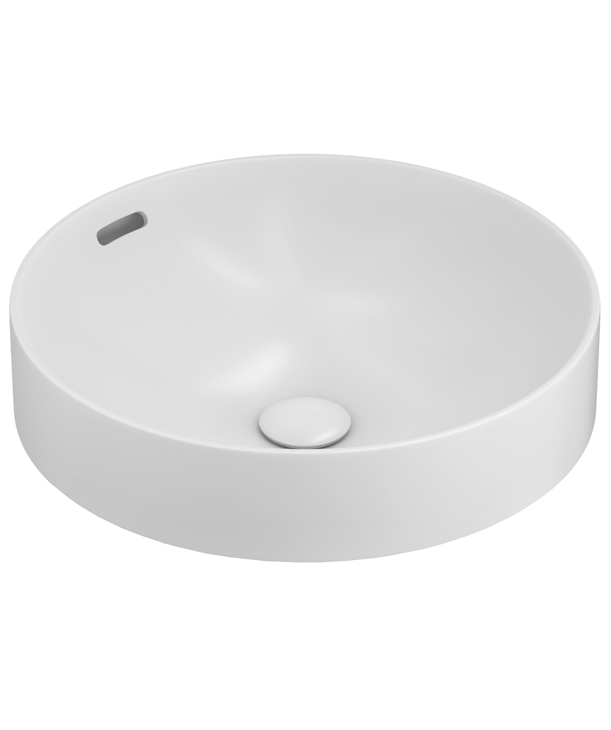 Obello 371 ceramic basin - White Silk Matte