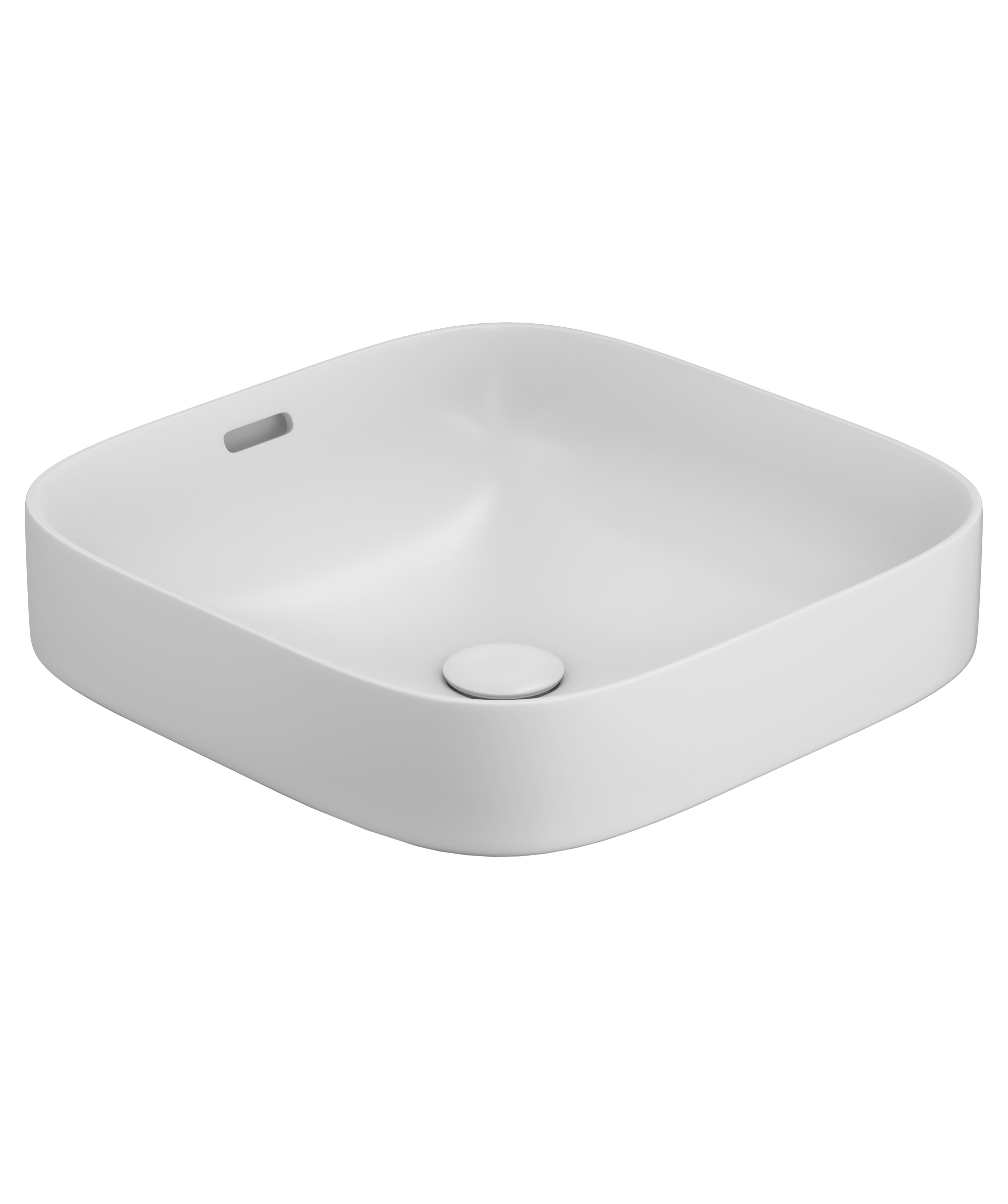 Obello 373 ceramic basin - White Silk Matte
