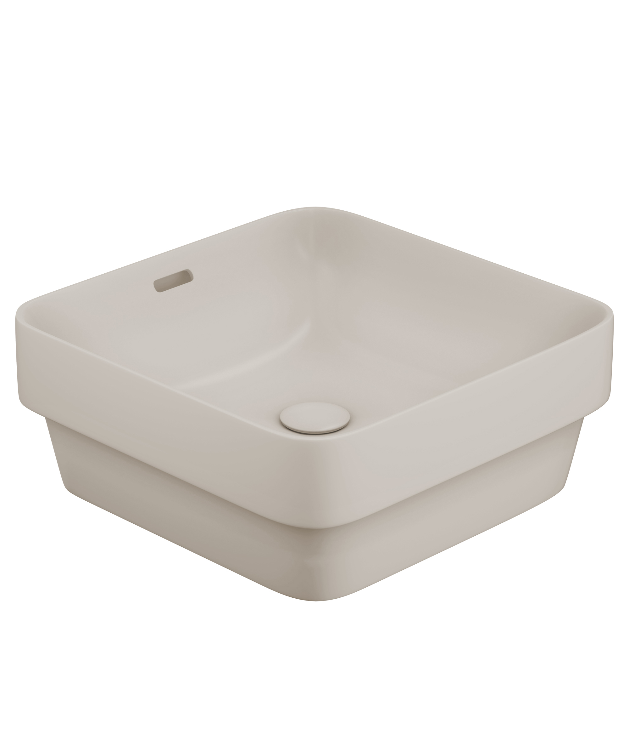 Obello 376 ceramic basin - Saltstone Silk Matte