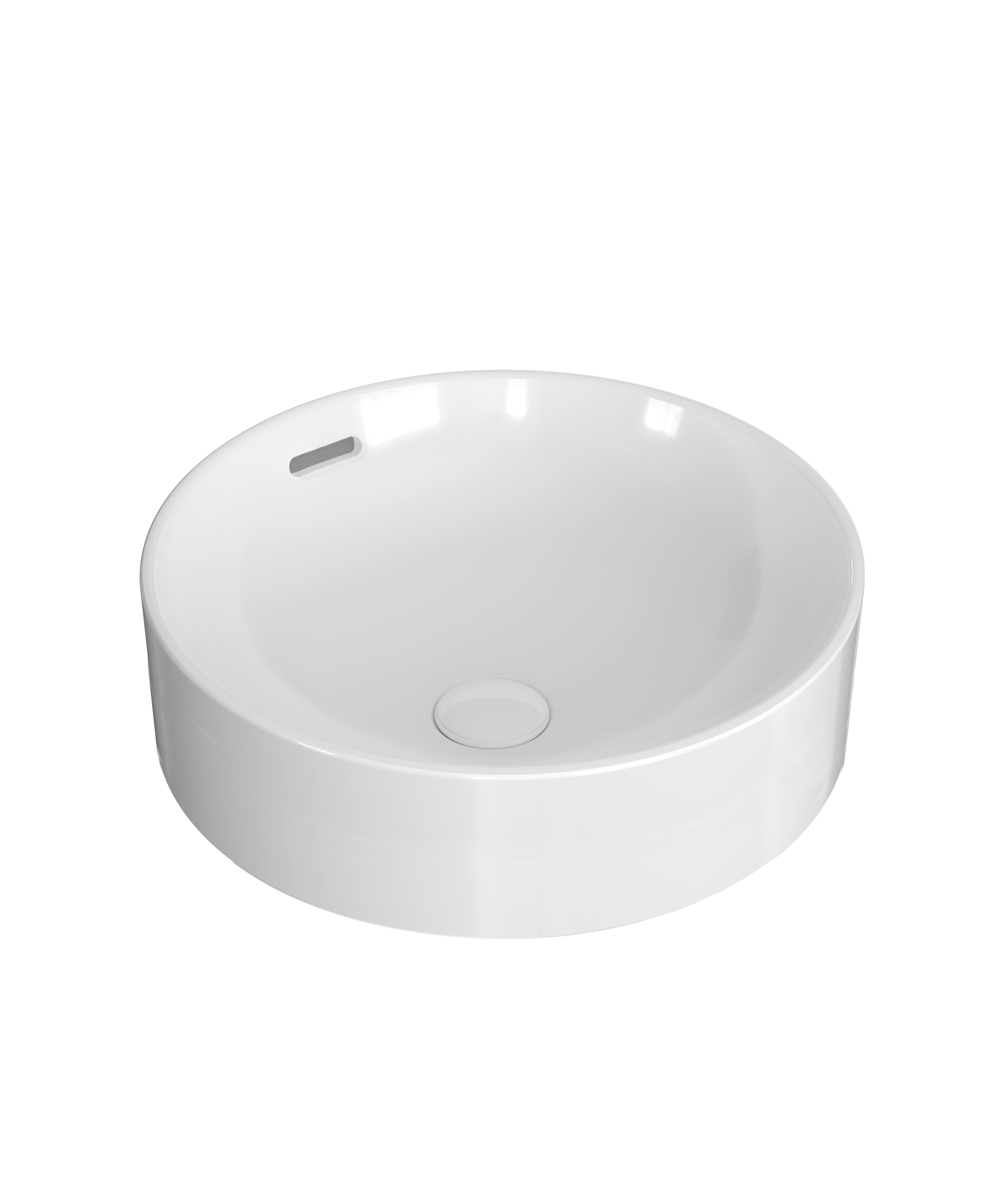 Syros 403 ceramic basin - White Gloss